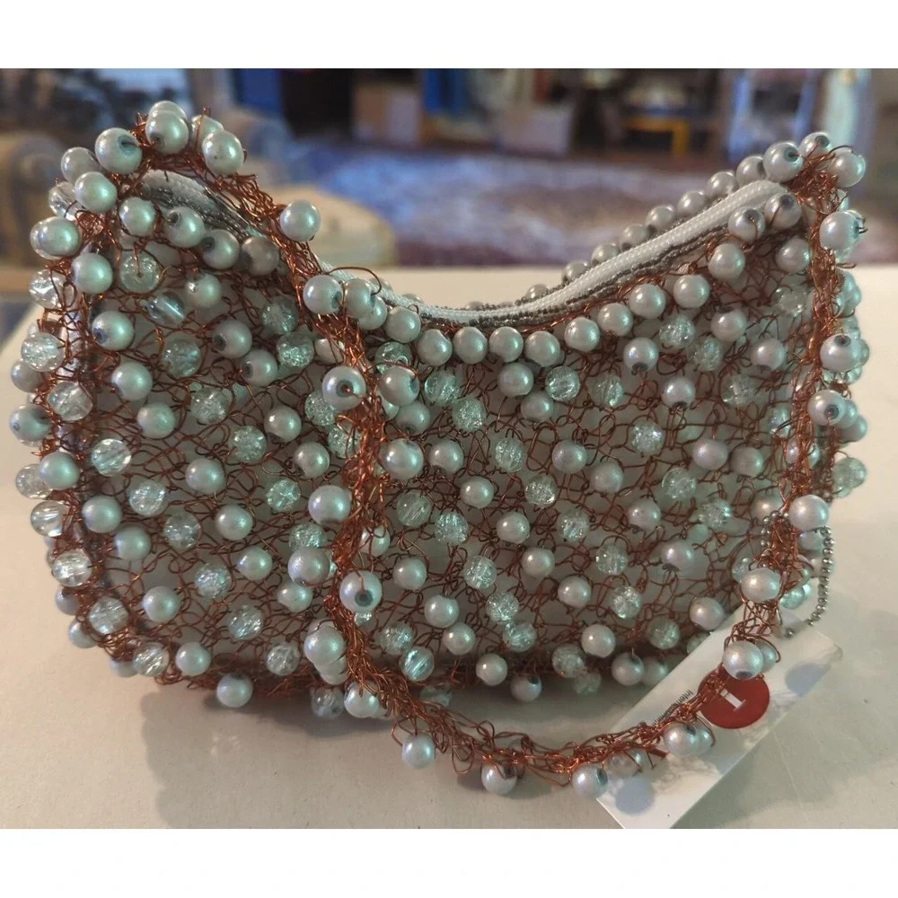 Brand New Beaded & Wire‎ Lexy Evening Shoulder Handbag Adorable